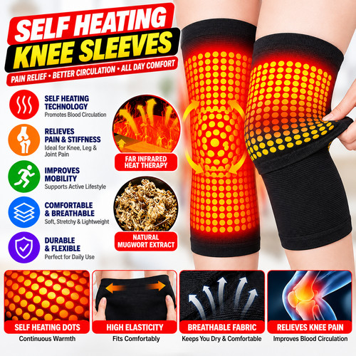2xpcs self heating knee - 2xpcs, pad