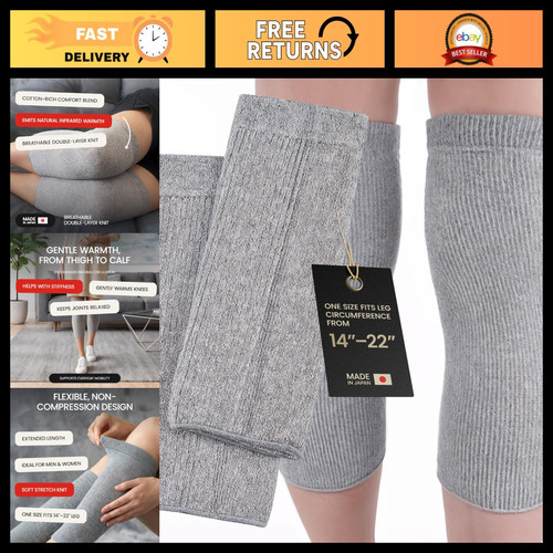 Cotton knee warmers sleeves - cotton,