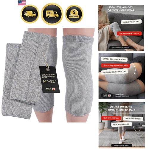 Cotton knee warmers for women - cotton,